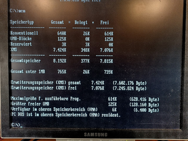 IBM Model 55SX with 8MB RAM