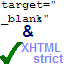 target="_blank" trotz XHTML strict